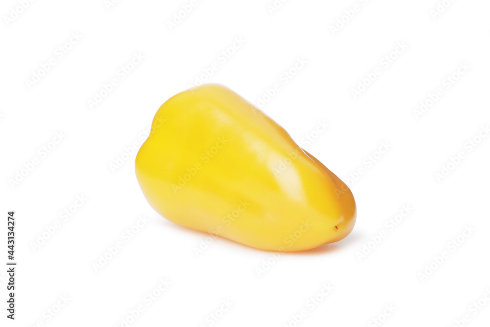 fresh mini bell peppers isolated on white background fresh mini bell peppers isolated on white background