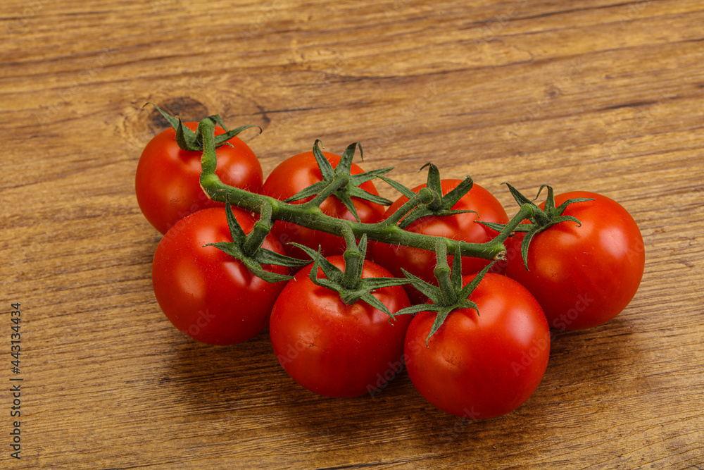 Fresh ripe cherry tomato branch Fresh ripe cherry tomato branch