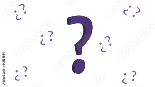 question mark made of questions