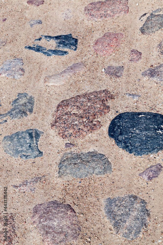 an old road in the countryside