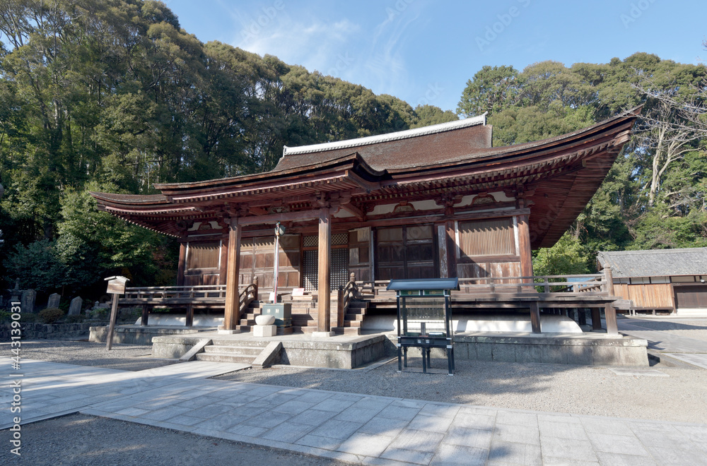 長弓寺　本殿　奈良県生駒市