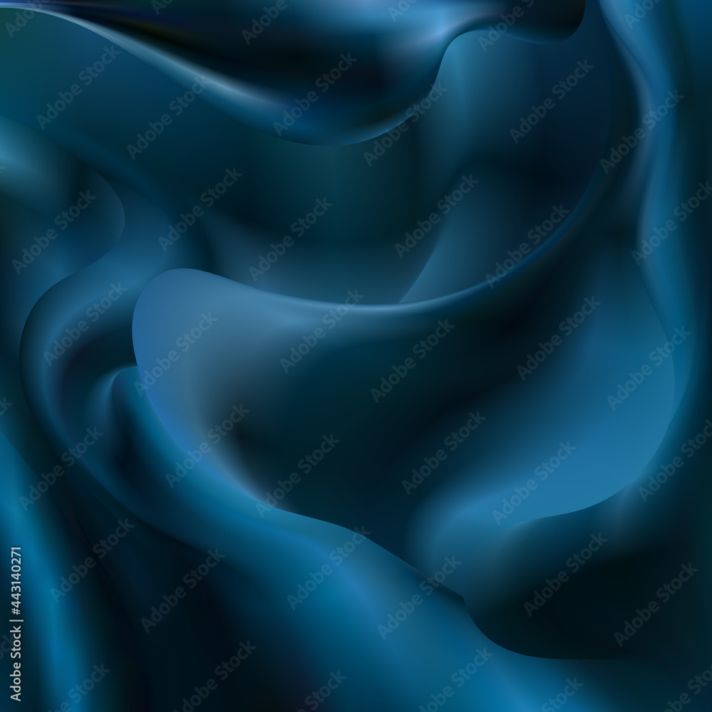Obraz premium Dark blue fabric. Beauty and fashion. eps 10