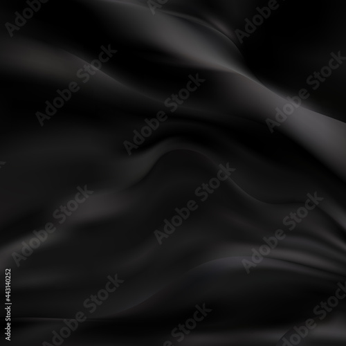 Black 3d fabric. Abstract background. Design element. eps 10