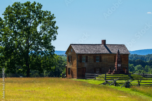Henry Hill House at Manassas (Bull Run) Civil War battlefield site near Manassas, Virginia, USA.