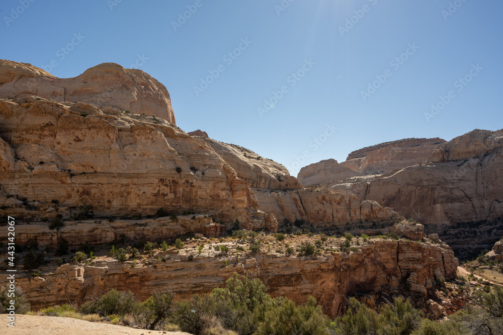Fototapeta premium Rocks Along the Grand Wash Trail near the Tanks