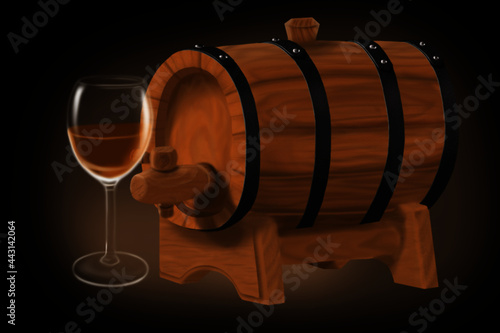 wine barrel