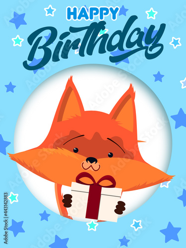 Happy birthday foxy sends a gift
