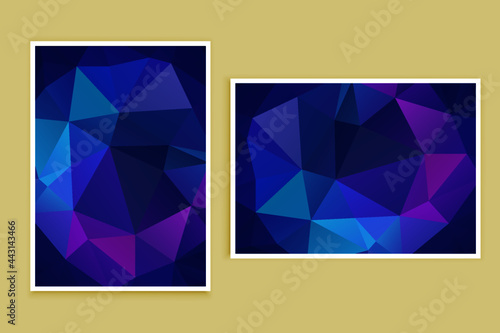 abstract textured polygonal background vector. Blurry triangle design. The pattern can be used for the background. 