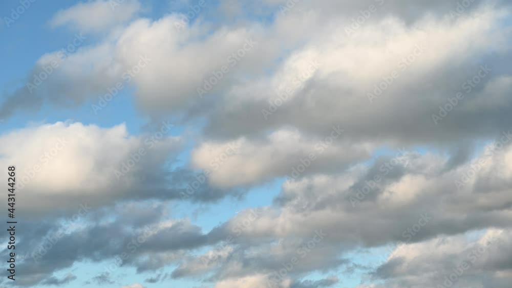 white clouds float across the blue sky. High quality 4k footage white clouds float across the blue sky. High quality 4k footage