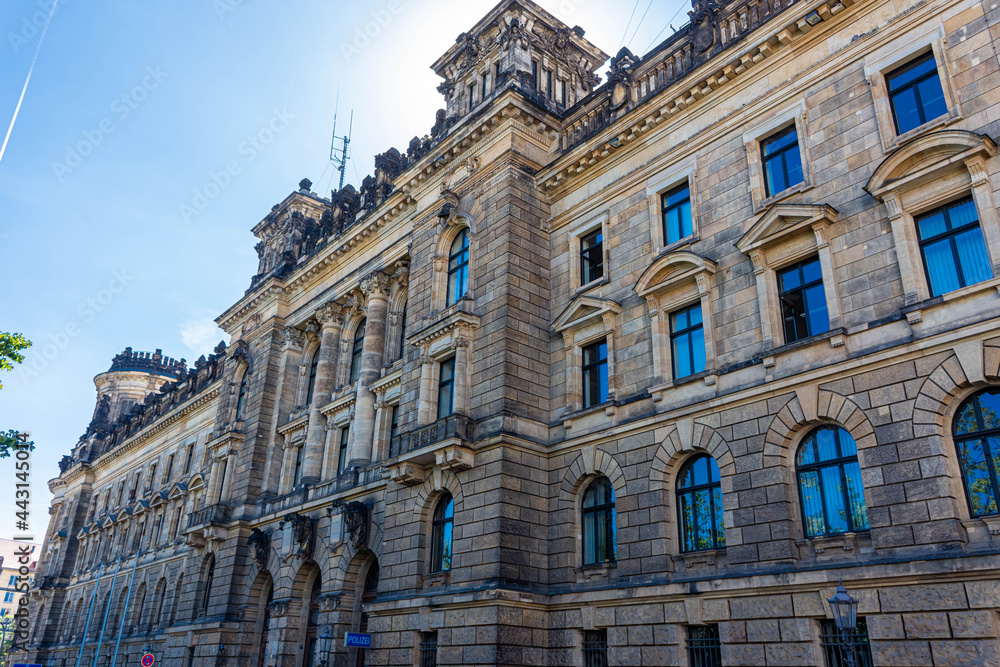 Obraz premium Palace of Justice of Dresden, Germany
