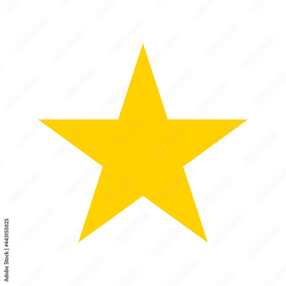 Star vector icon png isolated on white background Star vector icon png isolated on white background
