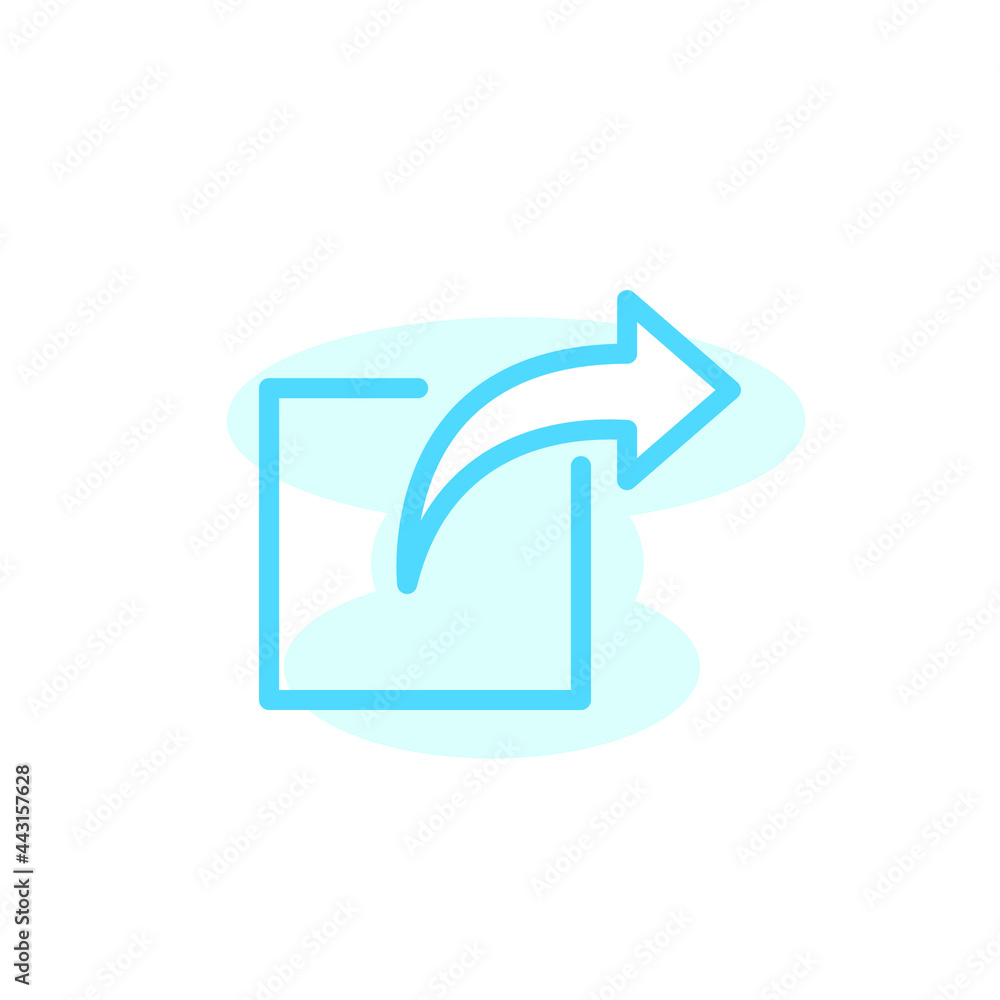 Vector illustration, share icon design template Vector illustration, share icon design template