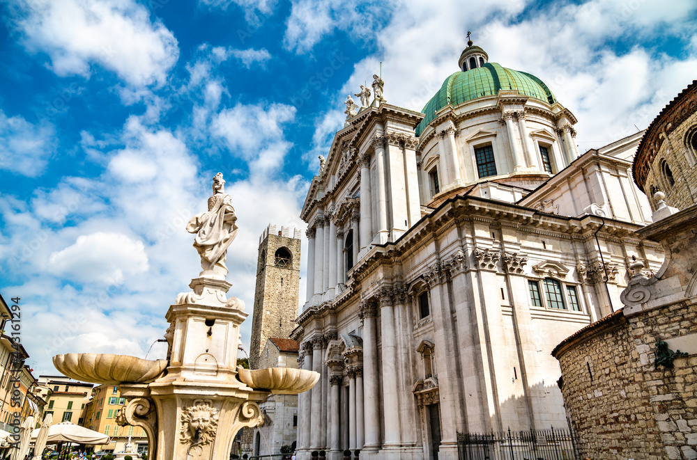 The Santa Maria Assunta Cathedral of Brescia in Italy The Santa Maria Assunta Cathedral of Brescia in Italy