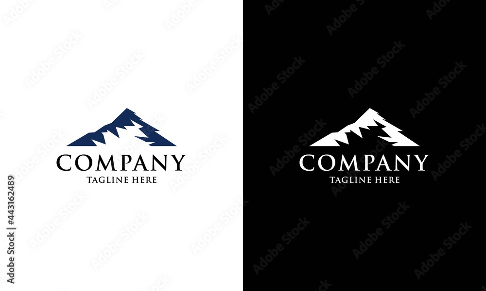 Mountain Logo Design Template Inspiration