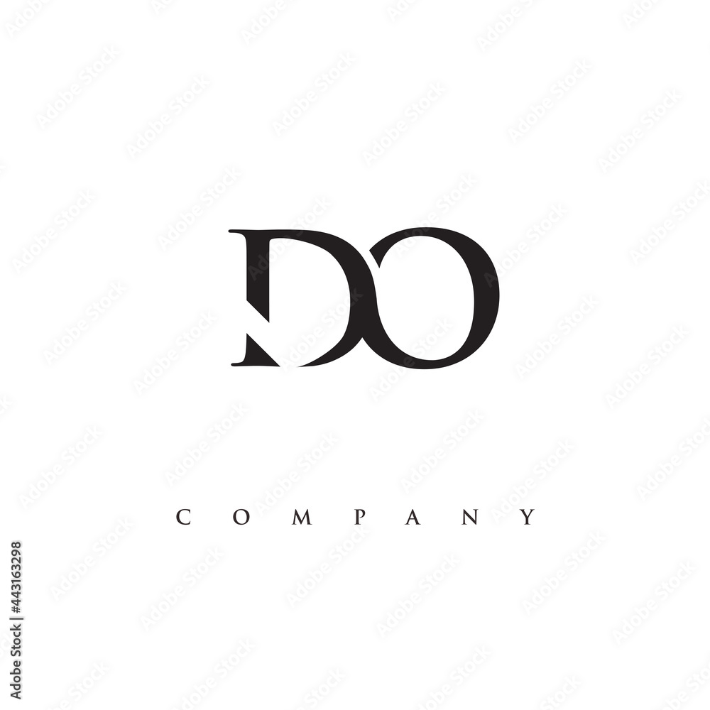 Initial DO logo design vector Initial DO logo design vector