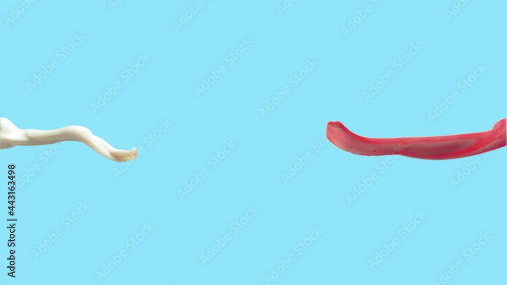 Milk Spread Flow With strawberry 3D Rendering Motion Include Alpha Milk Spread Flow With strawberry 3D Rendering Motion Include Alpha