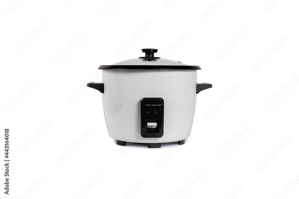 Electric rice cooker isolated on white background. Electric rice cooker isolated on white background.