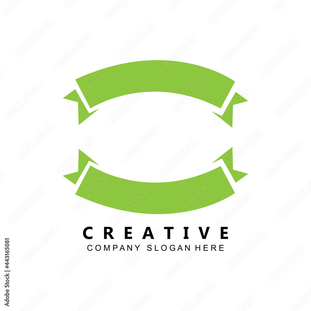 simple decoration banner logo vector symbol simple decoration banner logo vector symbol
