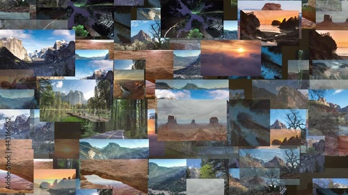 America's Nature and National Parks collage photo