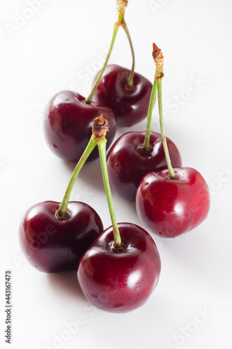 Organic dark red America cherries