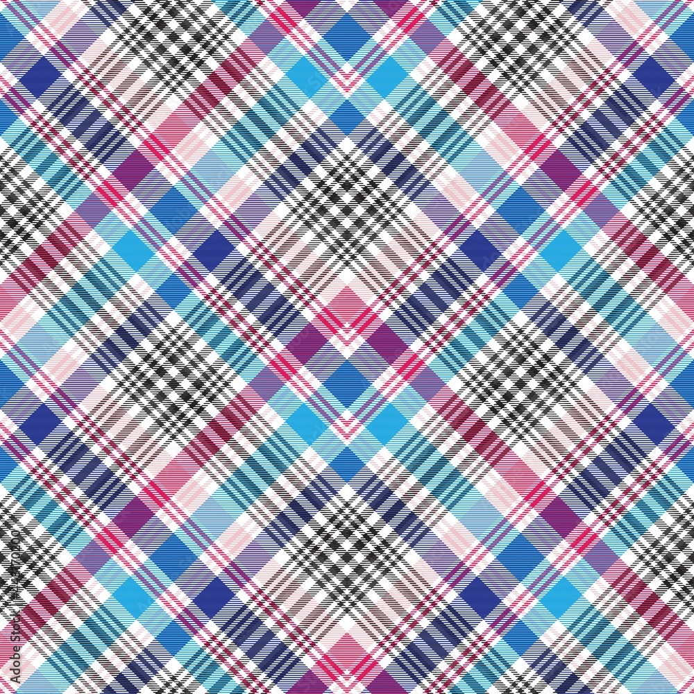 Colourful Chevron Plaid Tartan textured Seamless Pattern Design Colourful Chevron Plaid Tartan textured Seamless Pattern Design