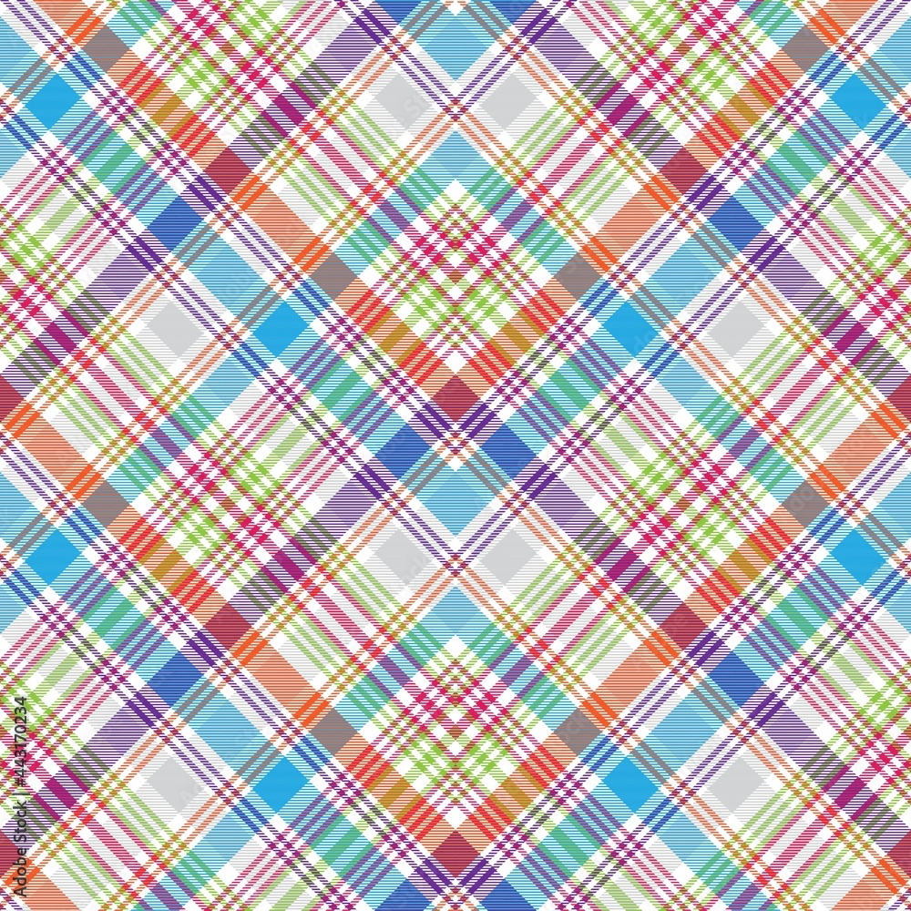 Colourful Chevron Plaid Tartan textured Seamless Pattern Design Colourful Chevron Plaid Tartan textured Seamless Pattern Design