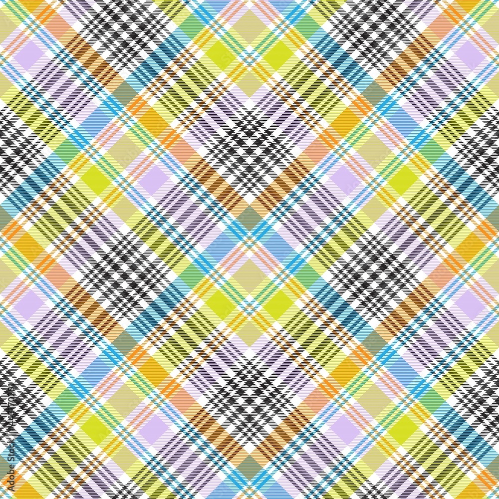 Colourful Chevron Plaid Tartan textured Seamless Pattern Design Colourful Chevron Plaid Tartan textured Seamless Pattern Design