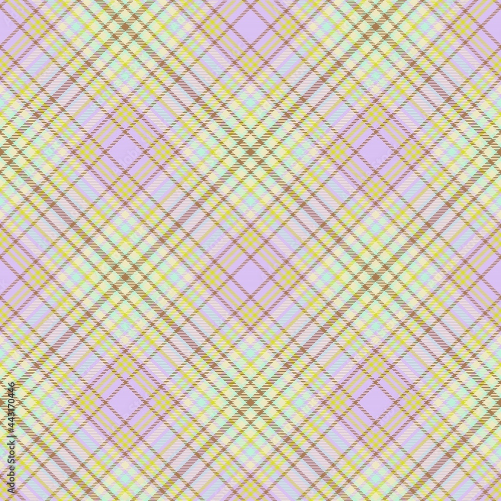 Fototapeta premium Colourful Chevron Plaid Tartan textured Seamless Pattern Design