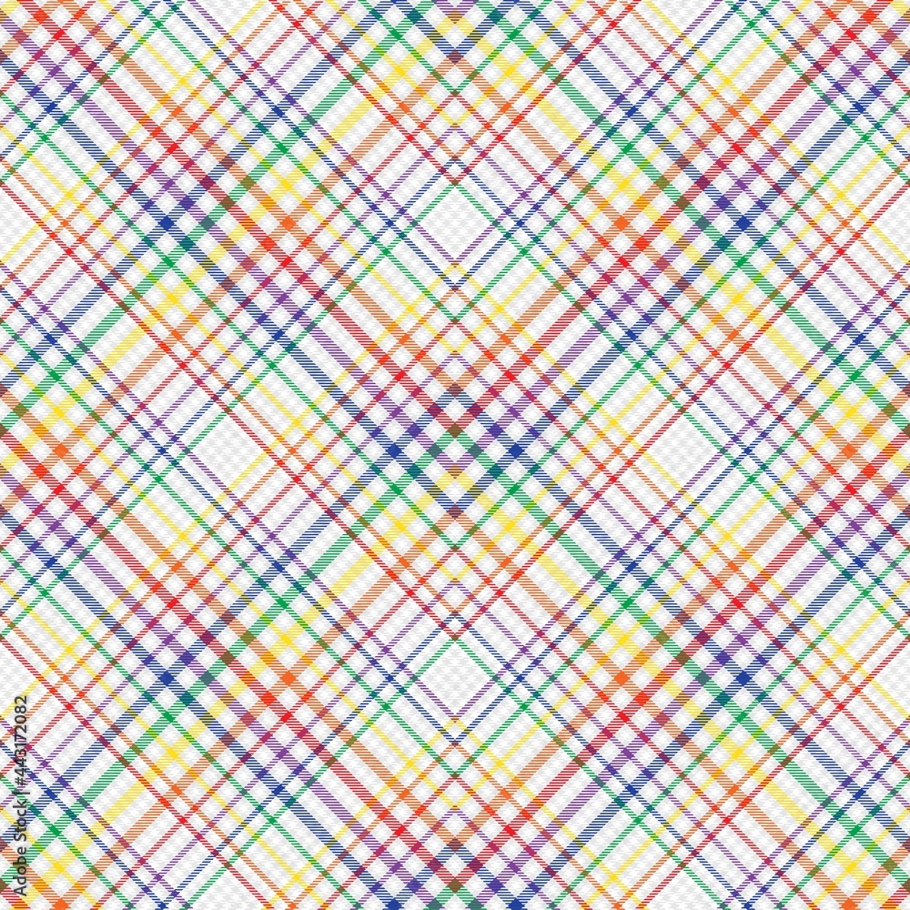 Rainbow Chevron Plaid Tartan textured Seamless Pattern Design Rainbow Chevron Plaid Tartan textured Seamless Pattern Design