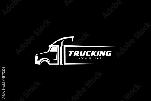 Truck logo template, Perfect logo for business related to automotive industry.