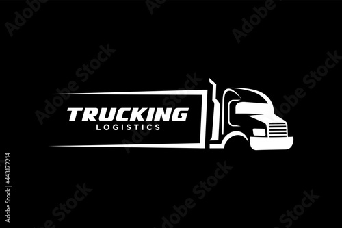 Truck logo template, Perfect logo for business related to automotive industry.