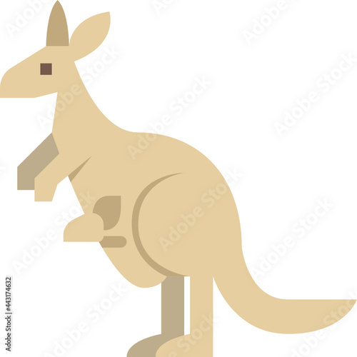kangaroo flat icon