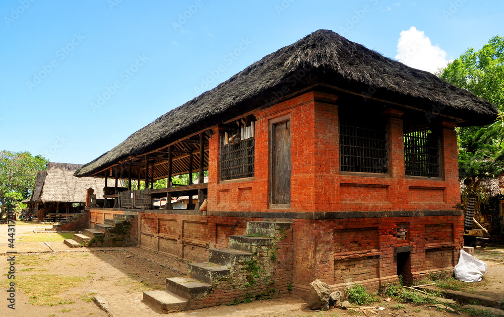 Traditional balinese village of Tenganan in Karangasem regency of Bali Indonesia
