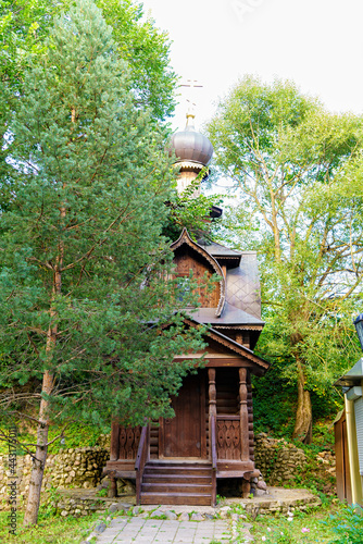 Sergiev Posad, Russia. Chapel at the source of Savva Storozhevsky in Sergiev Posad photo