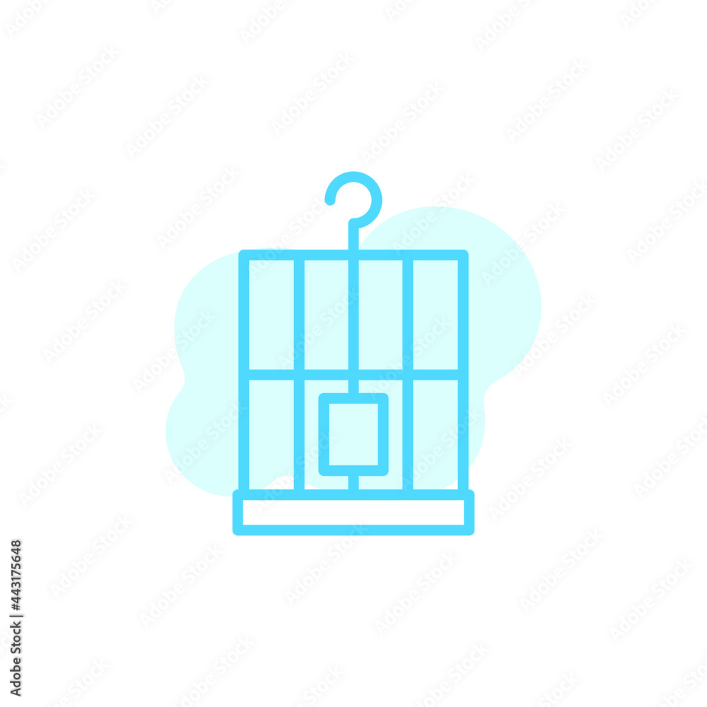 Illustration Vector graphic of birdcage icon