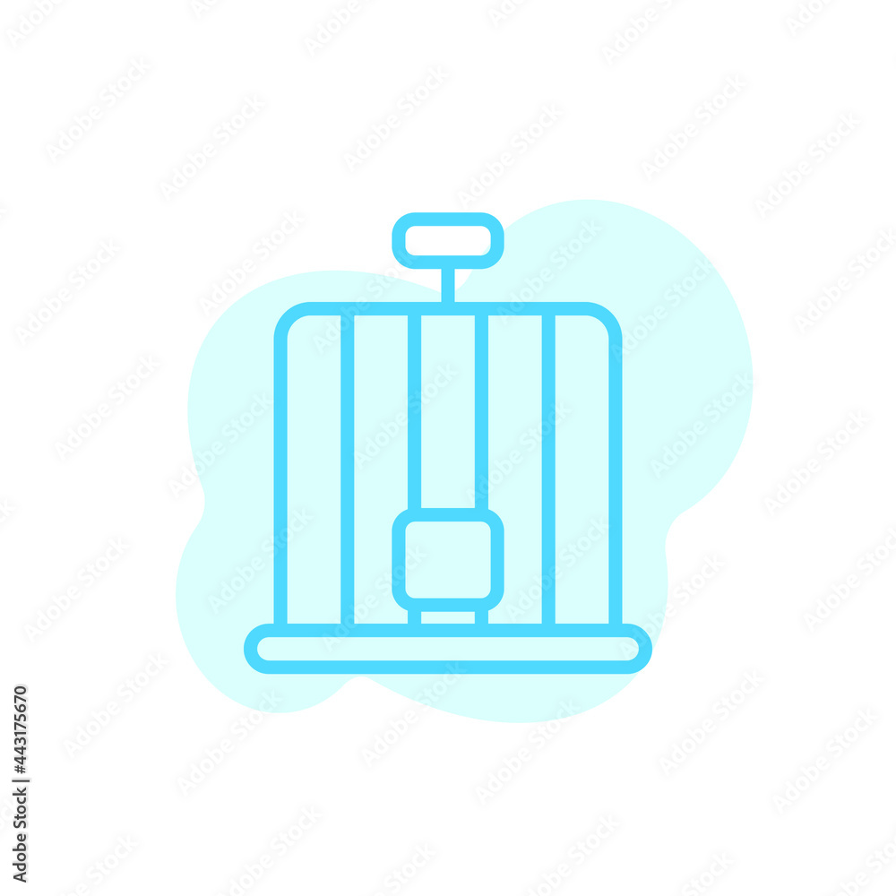Illustration Vector graphic of birdcage icon Illustration Vector graphic of birdcage icon