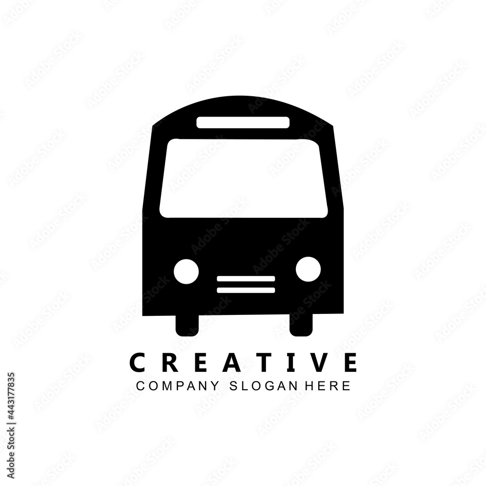 vehicle bus logo vector symbol for carrying people vehicle bus logo vector symbol for carrying people