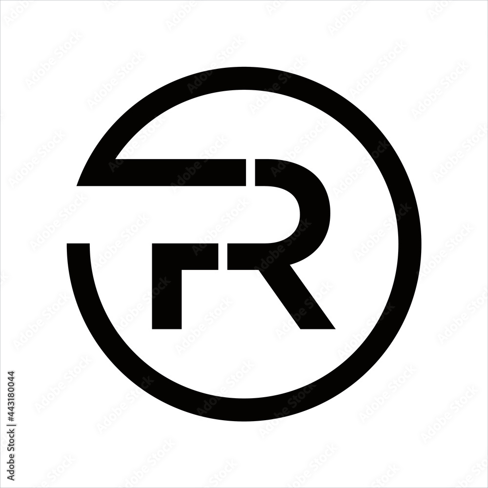 simple creative logo design initial fr simple creative logo design initial fr