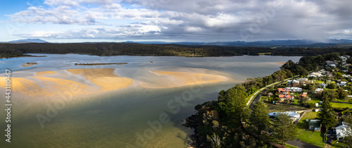 Winter morning panorama waterscape at Tuross Head photo