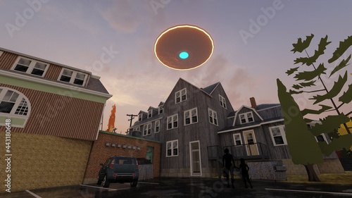 ufo at town residence