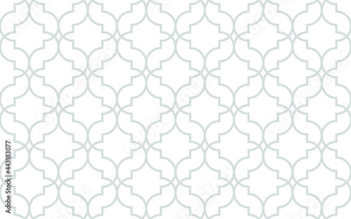Abstract geometric seamless pattern. Gray and white. Modern stylish texture. Vector background.