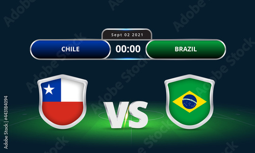 Fifa world cup Qualifier Chile vs Brazil 2022 Football Match