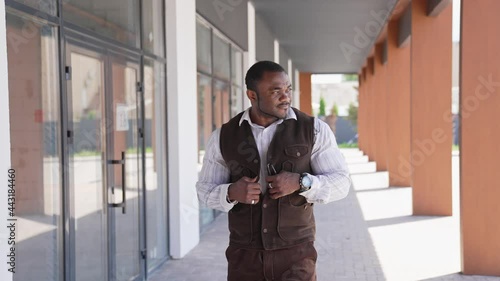 Wallpaper Mural Portrait of young african american man. Handsome african american male portrait, living lifestyle headshot Torontodigital.ca