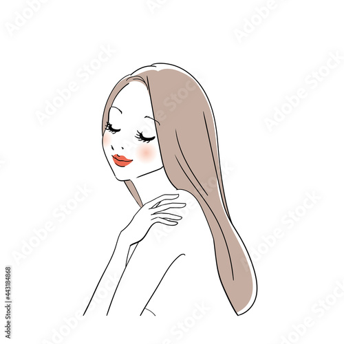 美容広告用イメージ 綺麗な女性
