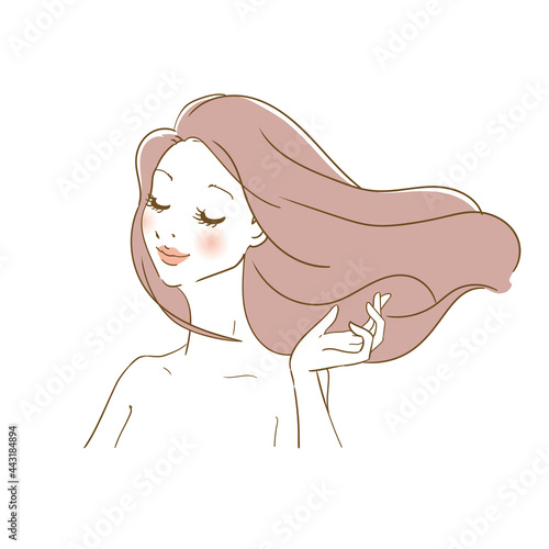 美容広告用イメージ 綺麗な女性
