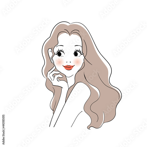 美容広告用イメージ 綺麗な女性
