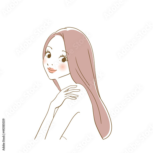 美容広告用イメージ 綺麗な女性
