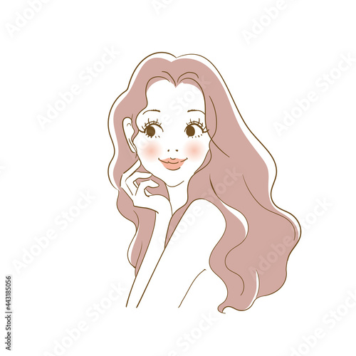 美容広告用イメージ 綺麗な女性
