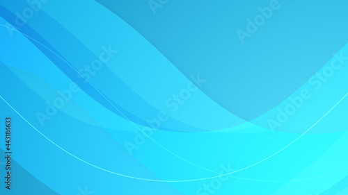 4K Clean Blue Color Wave Abstract Background 02