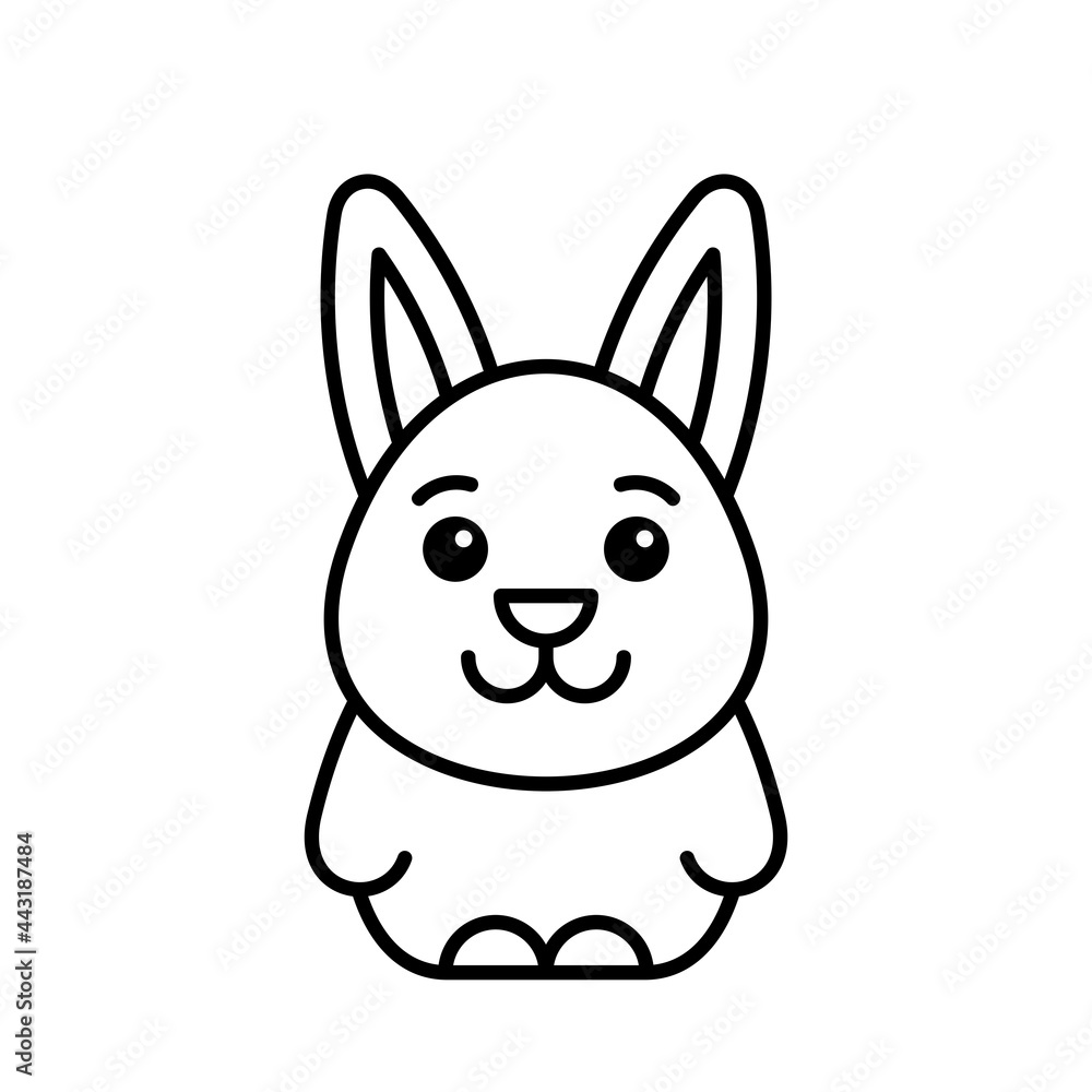 Hare icon. Icon design. Template elements Hare icon. Icon design. Template elements